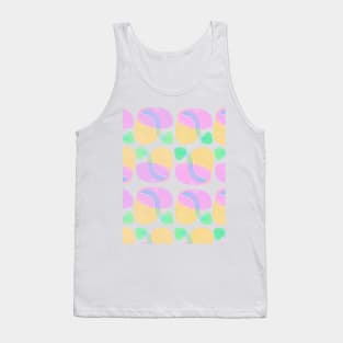 Abstract art pattern in gentle pastel shades Tank Top